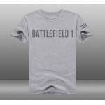 Mens Casual 2016 Game Battlefield 1 Cotton O-Neck Short Sleeve Printing Pattern T-shirts Tee Shirts