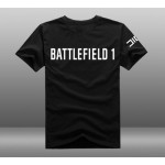 Mens Casual 2016 Game Battlefield 1 Cotton O-Neck Short Sleeve Printing Pattern T-shirts Tee Shirts