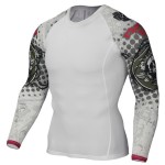 Mens Compression Shirts 3D Teen Wolf Jerseys Long Sleeve T Shirt Fitness Men Lycra MMA Crossfit T-Shirts Tights Brand Clothing