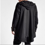 Mens Hoodies and Sweatshirts Oversized Hombre Hip Hop Men Hooded Sweatshirt Hoodies Long Section Cardigan Coat Cape Cloak