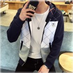 Mens Hoody Patchwork Hip Hop Men Fashion Zipper Tracksuit Hoodies And Sweatshirts Streetwear Fleece Dress Brand Clothing