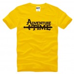 Mens Men ADVENTURE TIME T Shirt Tshirt 2016 New Fashion Short Sleeve O Neck cartoon T-shirt Tee