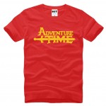 Mens Men ADVENTURE TIME T Shirt Tshirt 2016 New Fashion Short Sleeve O Neck cartoon T-shirt Tee