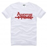 Mens Men ADVENTURE TIME T Shirt Tshirt 2016 New Fashion Short Sleeve O Neck cartoon T-shirt Tee