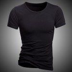 Mens T Shirt Chase Deer High Quality 2017 Men Casual Undershirt Solid Cotton Hip Hop T-shirt Fitness Tshirt Homme Brand Clothing