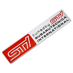 Metal Car Styling STI Sticker Car Door Tail Decal STI Emblem Badge for SUBARU LEGACY Forester Outback Rally WRX WRC XV Impreza