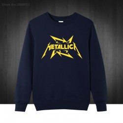 Metallica hard metal rock band Men's Sweatshirt For Men 2016 Autumn Winter Hoodies men Cotton Casual Pullover Free shipping