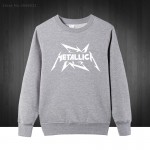 Metallica hard metal rock band Men's Sweatshirt For Men 2016 Autumn Winter Hoodies men Cotton Casual Pullover Free shipping