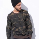 Military style sweatshirt Hip Hop hoodie fashion camouflage sweatshirt men casual camouflage long-sleeved street sportswear 