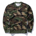 Military style sweatshirt Hip Hop hoodie fashion camouflage sweatshirt men casual camouflage long-sleeved street sportswear 