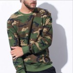 Military style sweatshirt Hip Hop hoodie fashion camouflage sweatshirt men casual camouflage long-sleeved street sportswear 