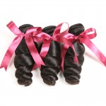 Mink Brazilian Virgin Hair Loose Wave 3 Bundles 10A Brazilian Loose Wave Wavy Hair Loose Curly Brazilian Hair Human Hair Weaves