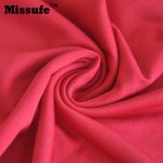 Missufe Black Red Green Off Shoulder Mini Summer  Dress Vestidos Uraine Robe 2017 Sexy Bandage Bodycon Women's Party Dresses