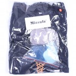 Missufe Plain Blue Cotton Women Jumper Sweatshirt Colorful Ice Cream 3D Artificial Fur Plush Ball Casual Women Tops Pullovers