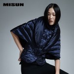 Misun 2016 vintage cloak design short down coat faux two piece poncho down coat female 