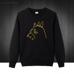 Miyazaki Hayao Totoro Anime Cartoon Mens Men Sweatshirts Fashion 2016 Autumn Winter Hoodies For man Cotton Male Pullover