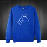 Miyazaki Hayao Totoro Anime Cartoon Mens Men Sweatshirts Fashion 2016 Autumn Winter Hoodies For man Cotton Male Pullover