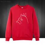 Miyazaki Hayao Totoro Anime Cartoon Mens Men Sweatshirts Fashion 2016 Autumn Winter Hoodies For man Cotton Male Pullover