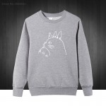 Miyazaki Hayao Totoro Anime Cartoon Mens Men Sweatshirts Fashion 2016 Autumn Winter Hoodies For man Cotton Male Pullover