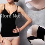 Modal Adjustable Strap Built In Bra Padded Self Mold Bra Tank Tops Camisole Free shipping