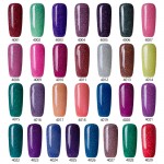 Modelones 2017 Fashion Neon Nail Gel Polish Soak Off UV Colorful Nail Colors Art For gel nail polish Long-lasting Gel