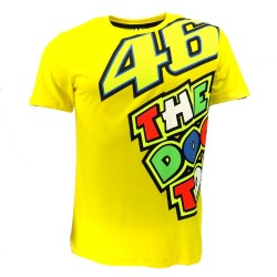 Moto GP Valentino Rossi VR46 Yellow 46 The Doctor T-Shirt Racing Sport Motor T shirt
