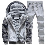 Mountainskin Winter Men's Hoodies Men 's Jackkets Male Tracksuits Fleece Thick Male Sweatshirt Casual Men Camouflage Coats SA138