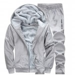 Mountainskin Winter Mens Hoodies Spring Men Sportswear Suits Male Tracksuits Fleece Thick Male Sweatshirt Casual Men Coats SA139