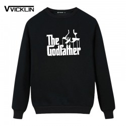 Movie The Godfather cotton  Fleece Hoodies Sweatshirt Men O Neck Casual Unique Design Top Man Clothing Plus Size
