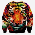 Mr.1991INC Big tiger printed sweatshirts men/women 3d hoodies animal autumn tops lovely galaxy hoodies slim S-XL