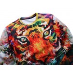 Mr.1991INC Big tiger printed sweatshirts men/women 3d hoodies animal autumn tops lovely galaxy hoodies slim S-XL