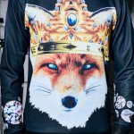 Mr.1991INC Golden wolf 3d sweatshirt men's autumn tops casual animals print hoodies slim sudaderas Asia size S-XL