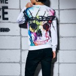 Mr.1991INC Harajuku Skull fashion men's 3d sweatshirt printed tree head ring skull hip hop hoodies long sleeve autumn tops