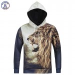Mr.1991INC Hot Selling Men Hoodies With Cap Autumn Winter Fashion Pullovers Print Lion King Casual Hoody 3d Sweatshirt Tops