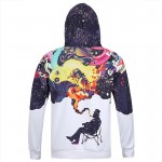 Mr.1991INC New Arrivals Men's Long Sleeve Autumn Winter Pullovers Funny Print Smoking Person Hoody Casual Hoodies With Cap