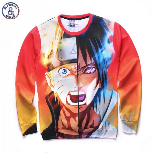 Mr.1991INC New Arrivals Men/women 3d sweatshirts funny print cartoon character anime autumn winter thin hoodies Asia size S-XXL