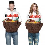 Mr.1991INC New Autumn Winter Men/women Hoodies With Cap Print Nutella Food Hip Hop Hooded 3d Sweatshirts Hoody Tracksuits Tops