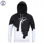 Mr.1991INC New Fashion Men's Hoodies With Cap Hoody Funny Print Pour Paint Autumn Winter Casual lovely 3d Sweatshirt