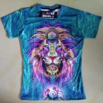 Mr.1991INC New Fashion Men/women 3d t-shirt funny print colorful hair Lion King summer cool t shirt street wear tops tees