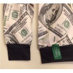 Mr.1991INC New fashion Men/Women 3D Hoodies printed money dollars casual hoodies tops 3d sweatshirts