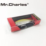 Mr.Charles CMC012  fishing lures  ,80mm/10.2g 0-0.8m floating super sinking minnow