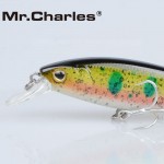 Mr.Charles CMC019  fishing lures  ,80mm/9g 0-1m floating super sinking minnow