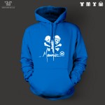 Mudvayne skull logo design pullover hoodie heavy hooded sweatershirt men unisex organic cotton fleece inside Free Shipping