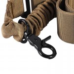 Multi-function Nylon Adjustable Tactical single point Bungee Rifle Gun Airsoft Sling hunting gun Strap Army Green Black 