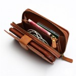 Multifunction Wallet Leather Case For Samsung S4 S5 S6 S7 EDGE S8 NOTE4 NOTE5 Zipper Purse Pouch Phone Cases Lady Handbag Cover