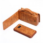 Multifunction Wallet Leather Case For Samsung S4 S5 S6 S7 EDGE S8 NOTE4 NOTE5 Zipper Purse Pouch Phone Cases Lady Handbag Cover