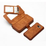 Multifunction Wallet Leather Case For Samsung S4 S5 S6 S7 EDGE S8 NOTE4 NOTE5 Zipper Purse Pouch Phone Cases Lady Handbag Cover
