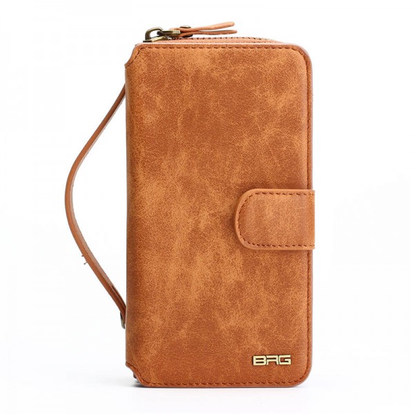 Multifunction Wallet Leather Case For Samsung S4 S5 S6 S7 EDGE S8 NOTE4 NOTE5 Zipper Purse Pouch Phone Cases Lady Handbag Cover