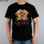 Music rock top100 band queen t-shirt male short-sleeve new arrival Fashion Brand t shirt for men