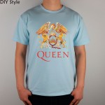 Music rock top100 band queen t-shirt male short-sleeve new arrival Fashion Brand t shirt for men